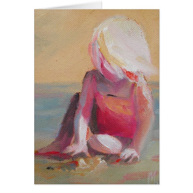 baby op het strand (Voorkant)