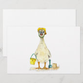 Baby op het strand briefpapier (Voorkant / Achterkant)