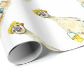 Baby op het strand cadeaupapier (Rol Hoek)