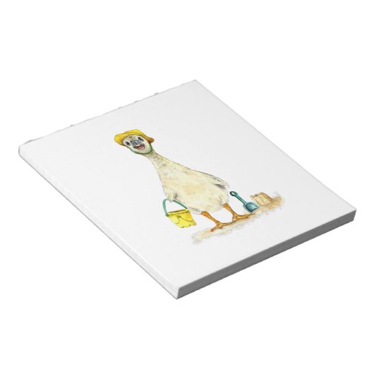 Baby op het strand notitieblok (Schuin)