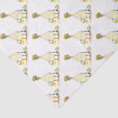 Baby op het strand tissuepapier (Detail)