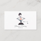 Baby op het Visitekaartje van Schaal Doula (Voorkant)