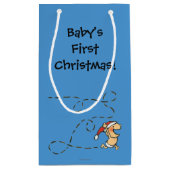 Baby op kerstavond klein cadeauzakje (Achterkant)