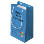 Baby op kerstavond klein cadeauzakje (Voorkant Gekanteld)