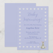 Baby Op Komst Baby Borrel Uitnodiging (Voorkant / Achterkant)