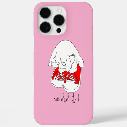 Baby op komst iPhone / iPad hoes (Achterkant)