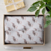 Baby op Ooievaar Tissuepapier (Geschenk)