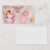 Baby op Roze Visitekaartje (Voorkant / Achterkant)