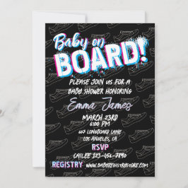 Baby op Skateboard Schoenen - Genderneutraal - Kaart