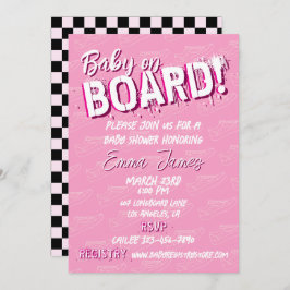 Baby op Skateboard Schoenen - Meisje - Kaart