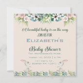 Baby Op weg naar Baby shower Kaart (Voorkant)