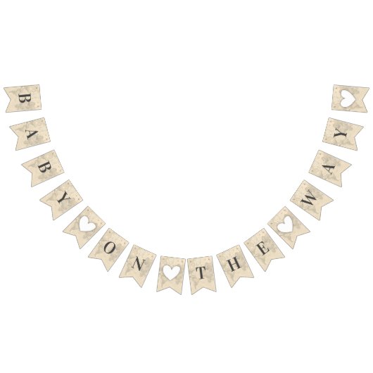 Baby op weg naar de wereldreiskaart - Sprinkle Vlaggetjes (Alle)