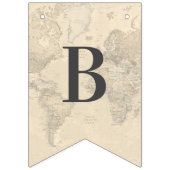 Baby op weg naar de wereldreiskaart - Sprinkle Vlaggetjes (Derde vlag)