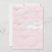 Baby op weg Teddybeer en ballon Baby shower Kaart (Achterkant)