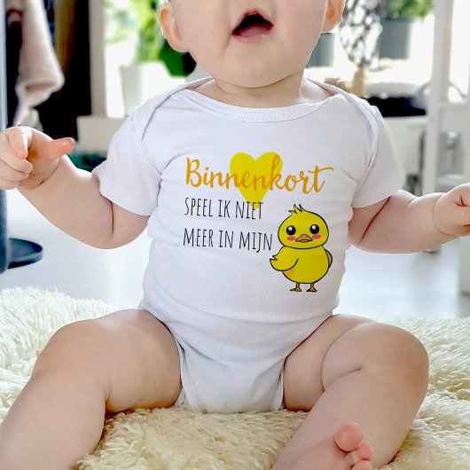 Baby openbaren Niet meer in mijn amenje schattig