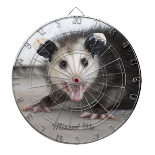 Baby Opossum Dartboard Board Dartbord