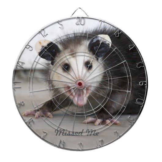 Baby Opossum Dartboard Board Dartbord (Voorkant)