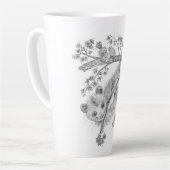 Baby Opossum in de boom Latte Mok (Linkerhoek)