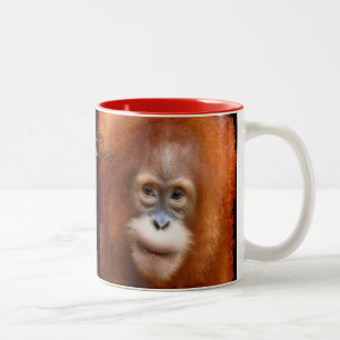 Baby orang-oetan foto koffie Mok
