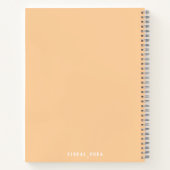 Baby orange Notebook Notitieboek (Achterkant)