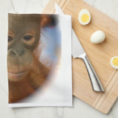 Baby Orangutan Theedoek (Quarter Fold)