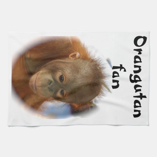 Baby Orangutan Theedoek (Horizontaal)