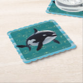 Baby Orca Papieren Onderzetters (Gebogen)