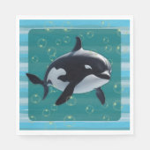 Baby Orca Papieren Servetten (Voorkant)