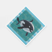 Baby Orca Papieren Servetten (Hoek)