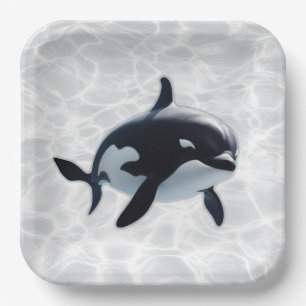 Baby Orca Schotel Papieren Bordje