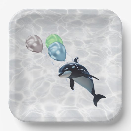 Baby Orca Schotel Papieren Bordje (Voorkant)