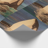 Baby Orca Wrapping Paper Cadeaupapier (Hoek)
