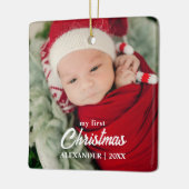 Baby Ornament - Mijn eerste kerstfoto 2 (Links)