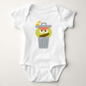 Baby Oscar de Grouch in Trashcan Romper (Voorkant)