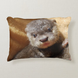 Baby otter accent kussen