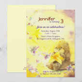 Baby Otter Birthday Party for Kids Kaart (Voorkant / Achterkant)