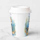 Baby Otter Boy Baby shower Papieren Bekers (Rechts)