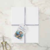Baby Otter Boy Verjaardag Bedankt Cadeaulabel (Met Touw)