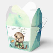 Baby Otter Genderneutraal Baby shower Bedankdoosjes (Geopend)