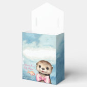 Baby Otter Meisje Baby shower Bedankdoosjes (Geopend)