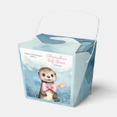 Baby Otter Meisje Baby shower Bedankdoosjes (Voorkant Zijde)