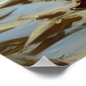 Baby Otter Wildlife Portret Poster (Hoek)