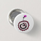 baby ouroboros ronde button 3,2 cm (Voorkant /achterkant)
