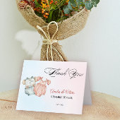  Baby Outfit Classic Gender Reveal Bedankkaart