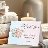  Baby Outfit Classic Gender Reveal Bedankkaart