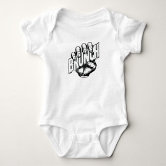 Baby Outfit met vet "BRUNCH" Graphic Romper