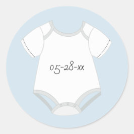 Baby Outfit Stickers met vervaldatum