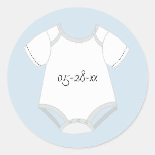 Baby Outfit Stickers met vervaldatum