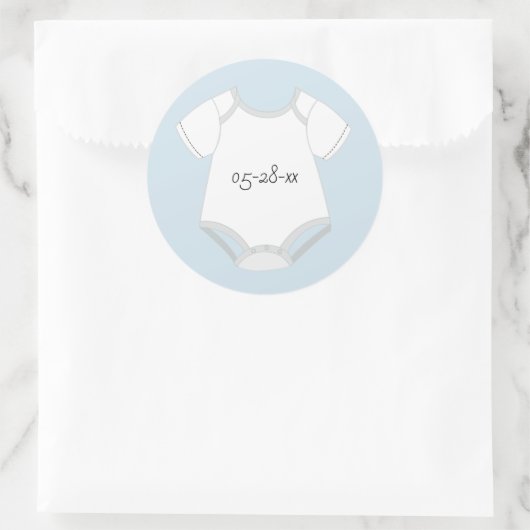 Baby Outfit Stickers met vervaldatum (Tas)