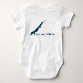 Baby outfit voor de eerste timer op het meer romper (Achterkant)